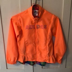 Girls adidas rain jacket 6x